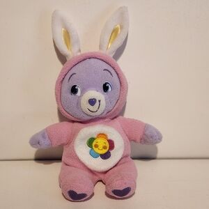 8” CareBears 2008 Harmony Bunny Easter Suit Plush Stuffed Animal